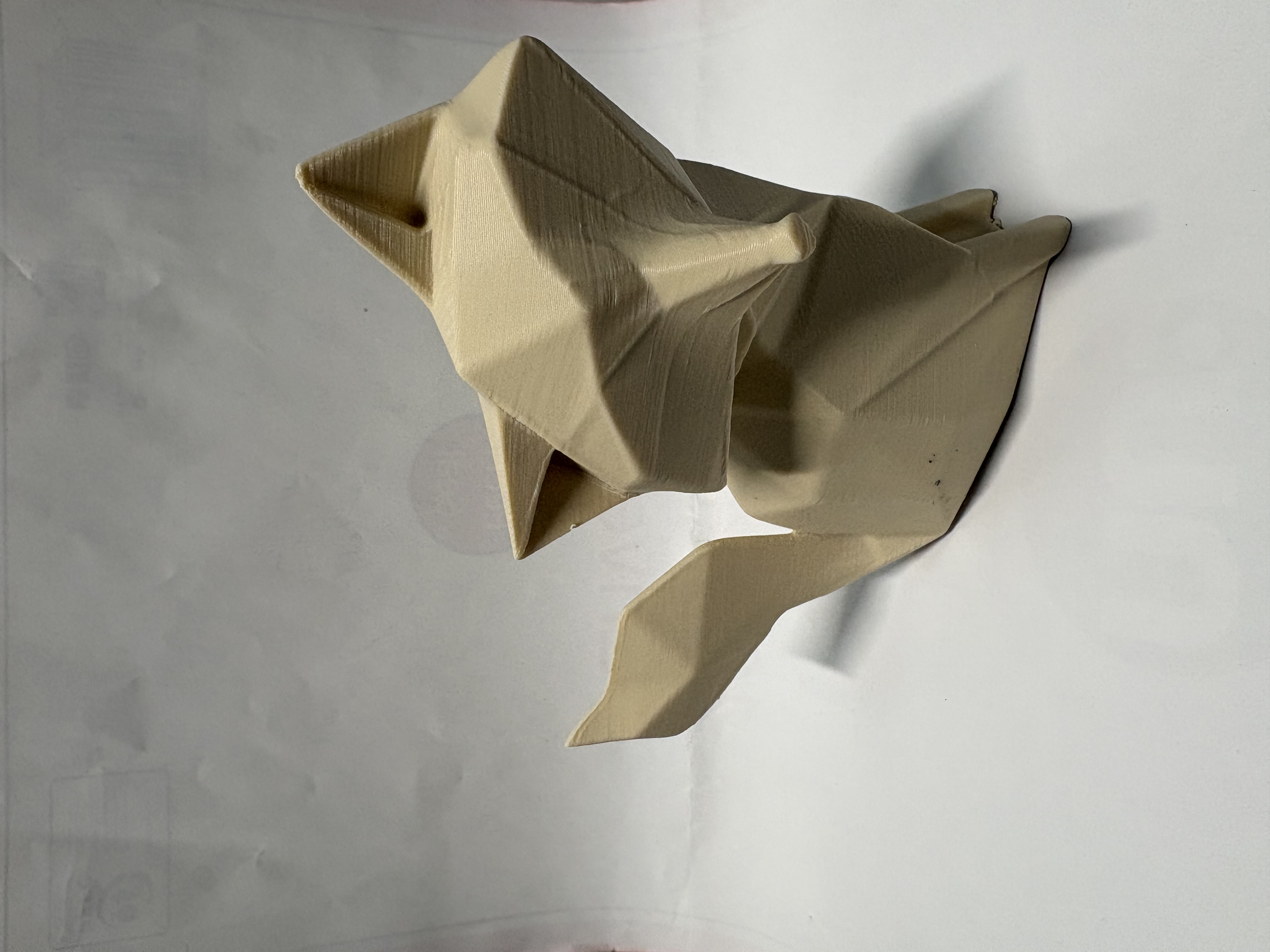 Sitting Polygon Fox