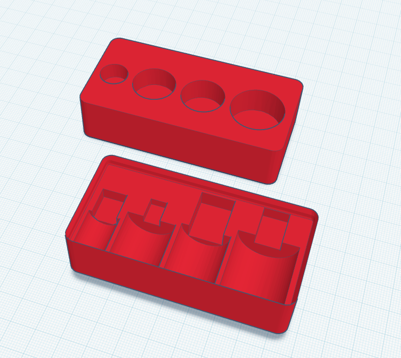 ICON Professional Socket Adapter Set [57324] (Gridfinity Options)