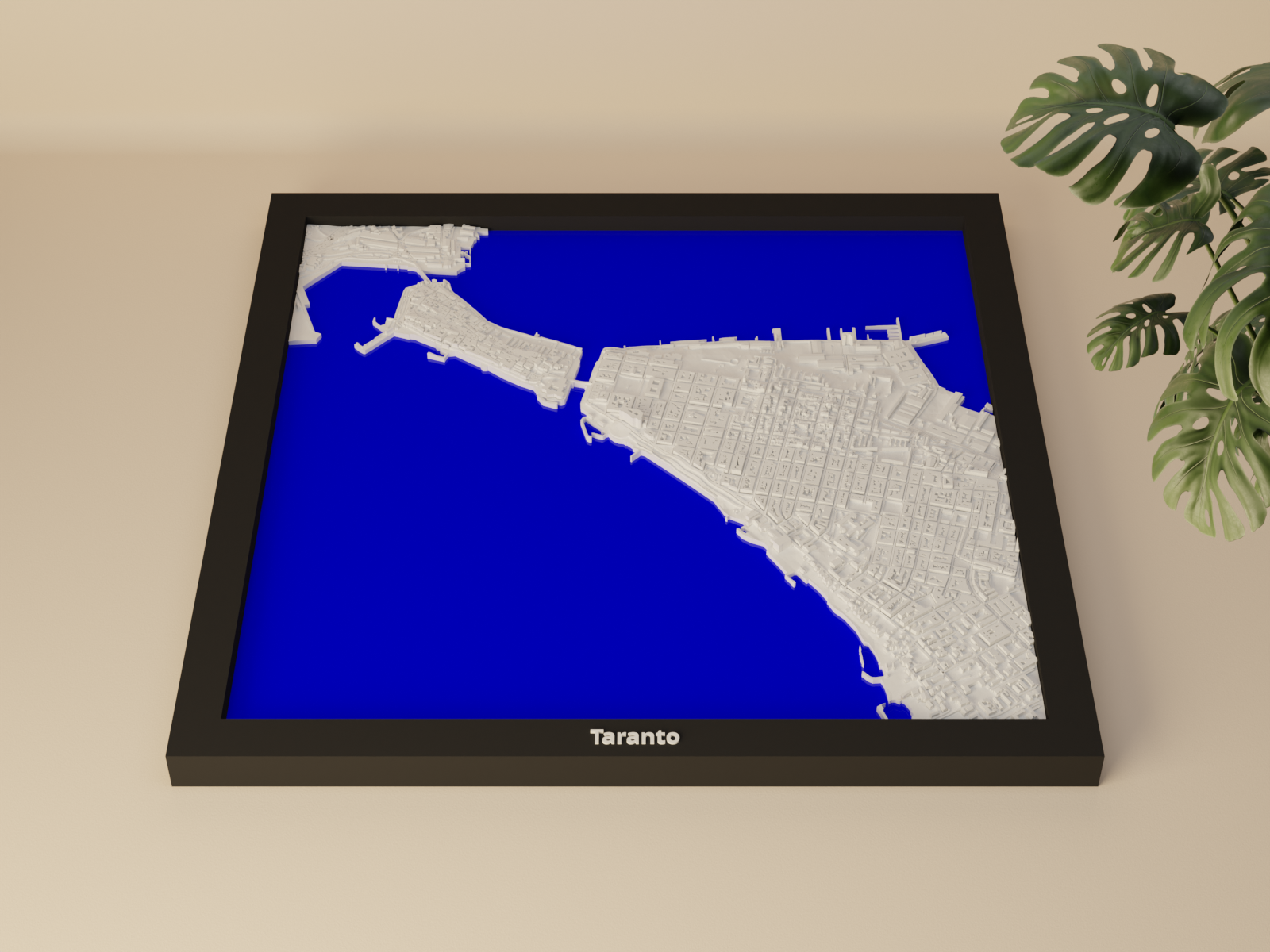 Taranto, Italy - 3D Miniature