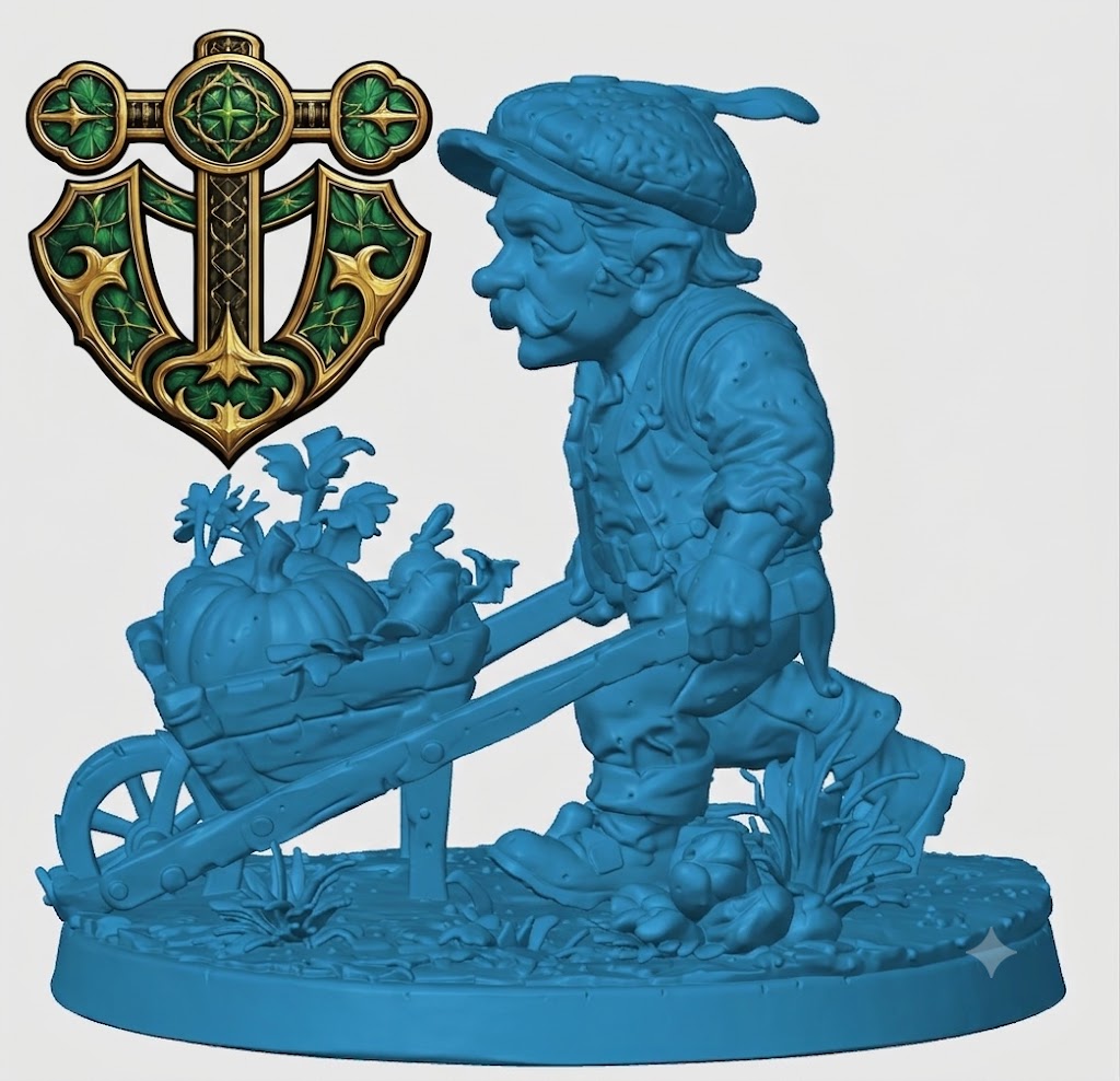 Halfling Farmer — miniatura 3