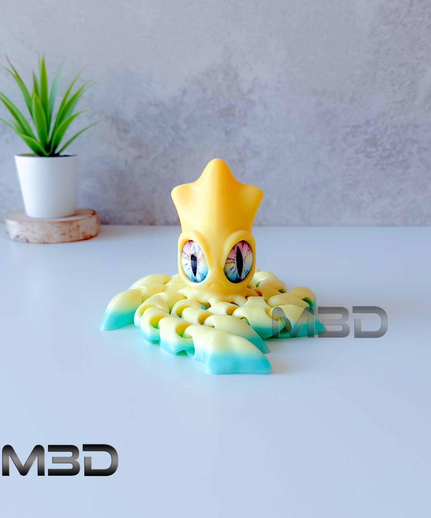 Flexi Grumpy Squid / no supports / 3mf included — miniatura 5