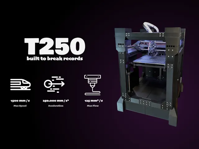 T250 - The worlds fastest 3D Printer