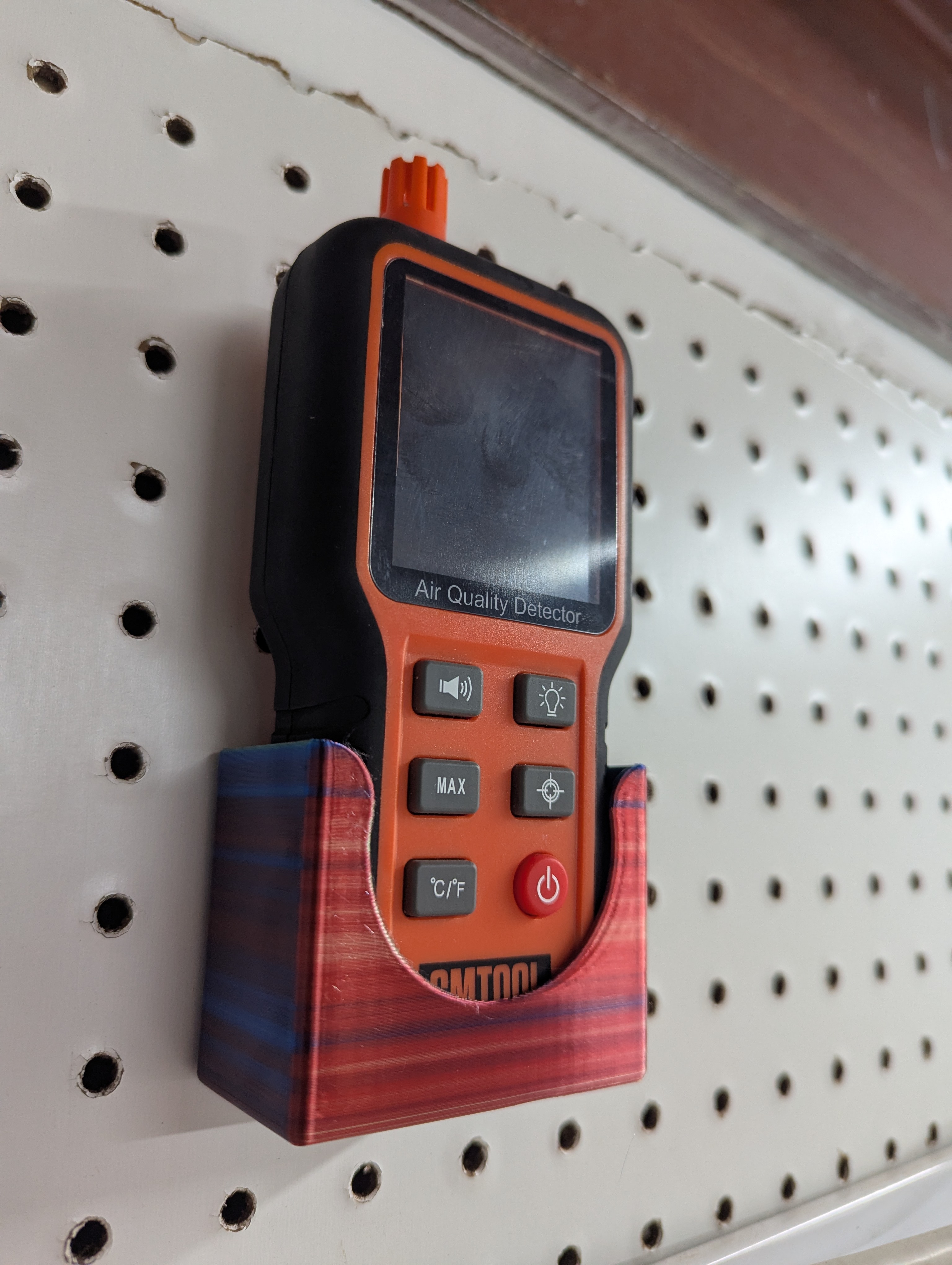 Air Quality Sensor Pegboard Mount