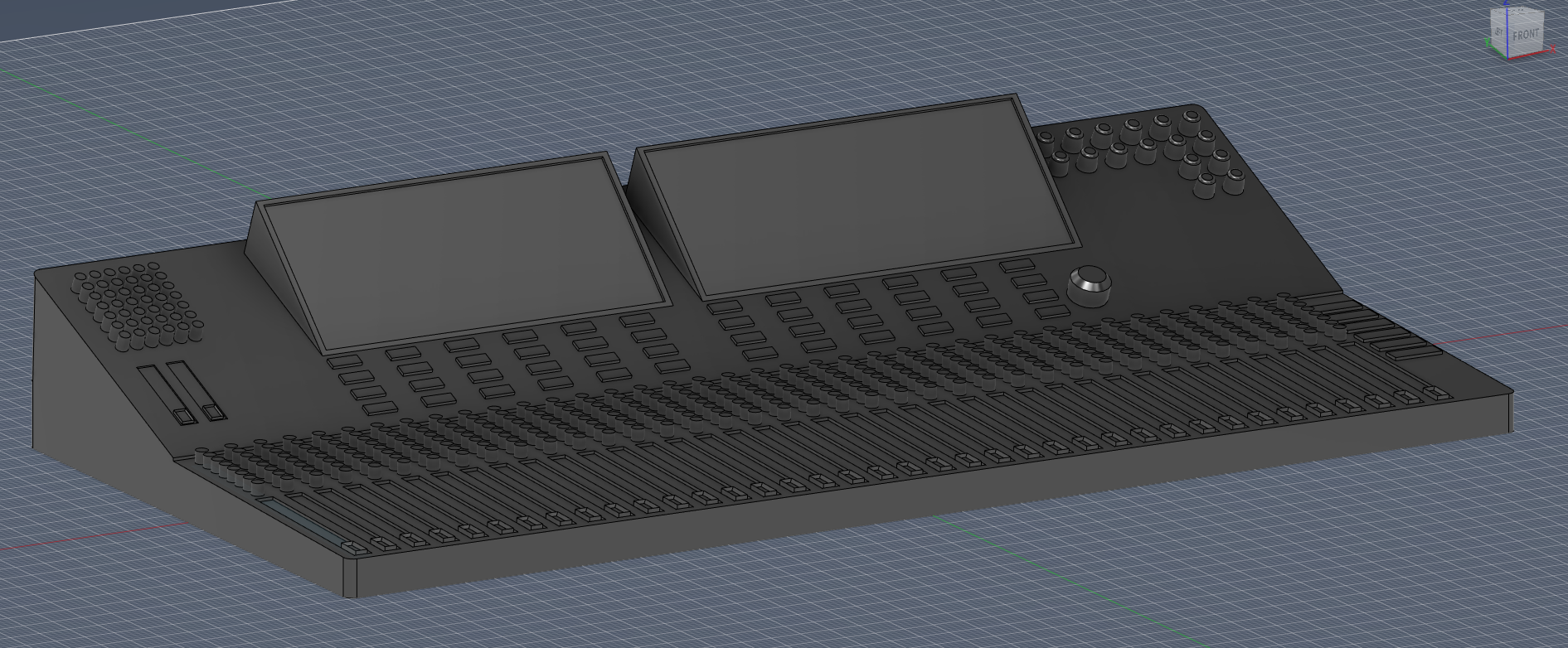 38 Channel Mixer Dual Screen With Buttons