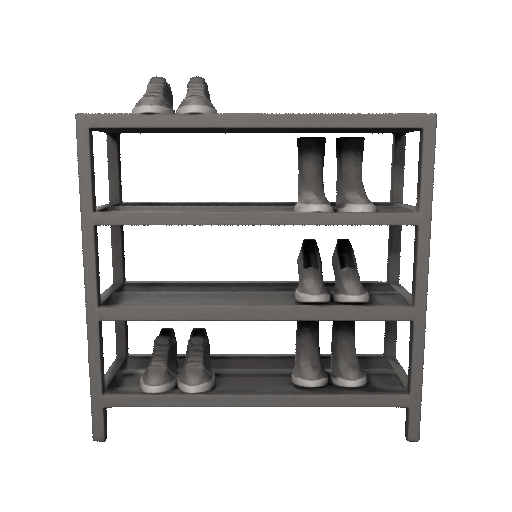 Low Poly Shoe Rack — thumbnail 2