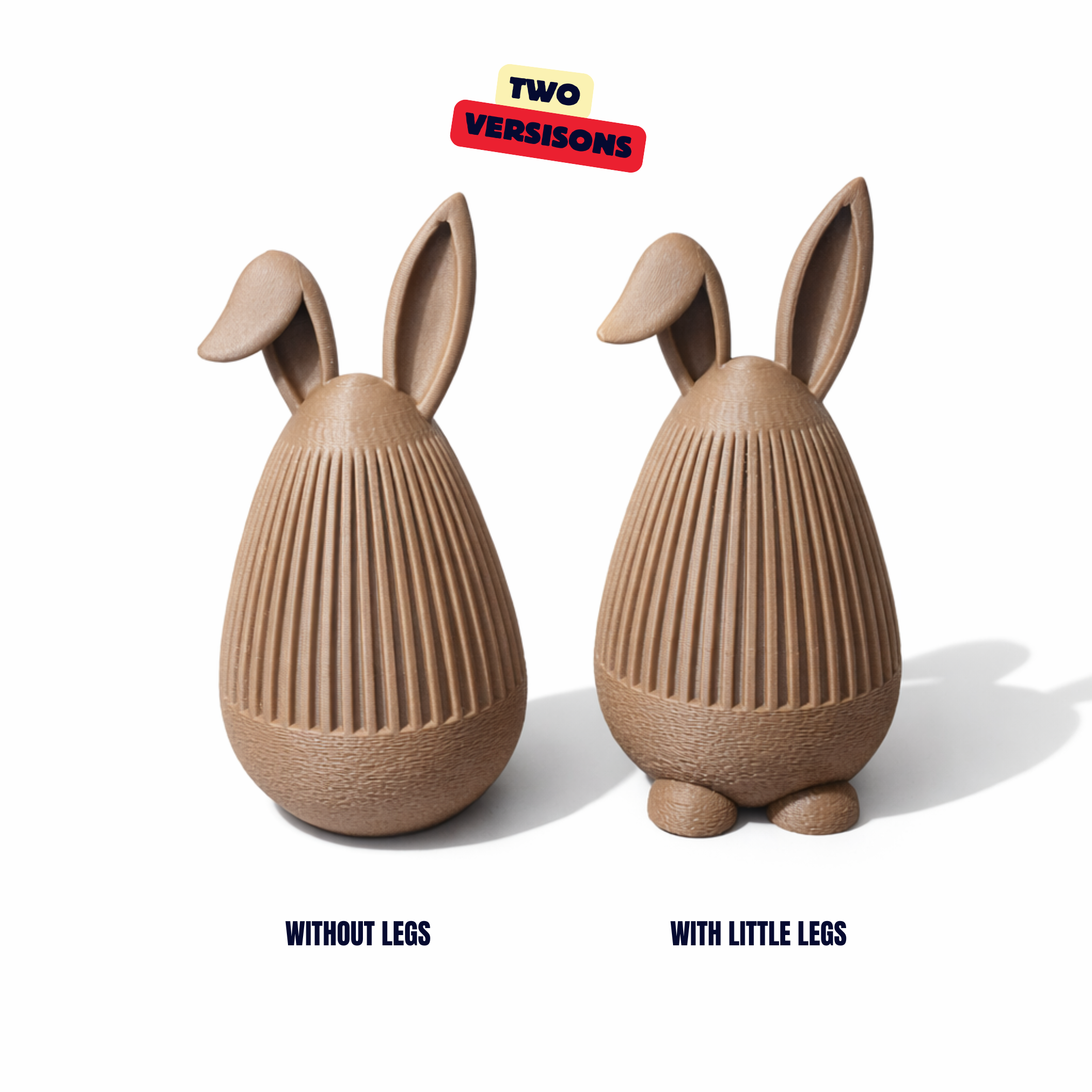 HALF JAPANDI BUNNY - NORMAL VERSION / MODERN EASTER DECOR / BUNNY DECOR / HOMEDECOR / DECOR — miniatura 4