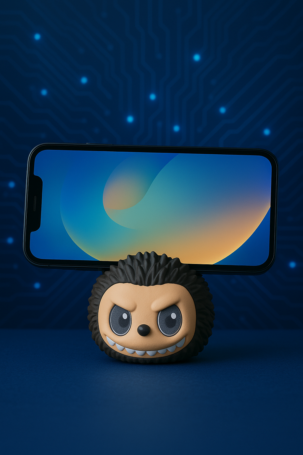 support de téléphone labubu