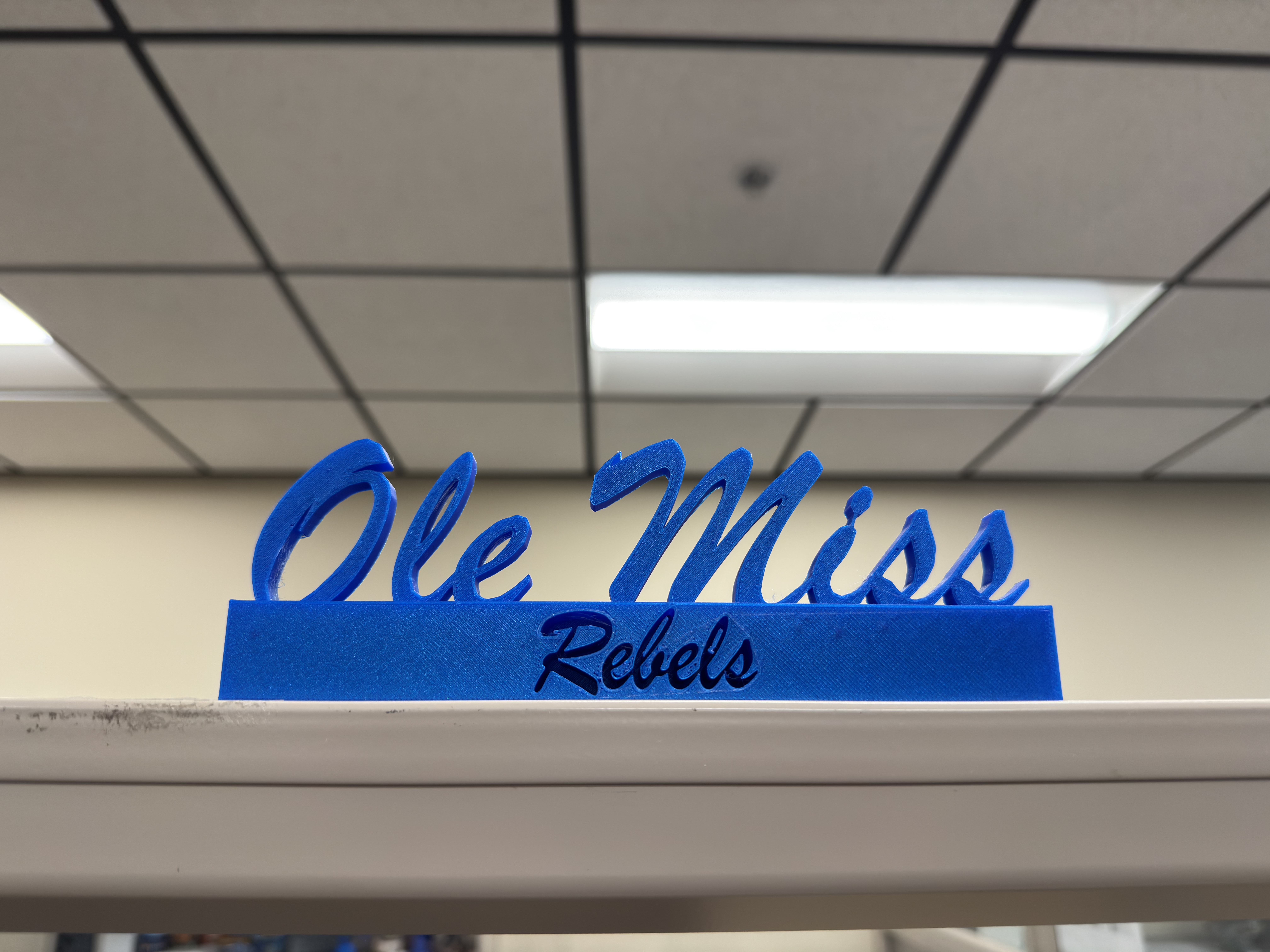 Ole Miss Desk Sign