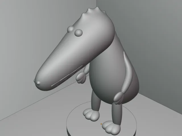 Сrocodile figurine