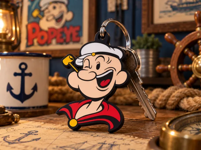 Popeye Keychain