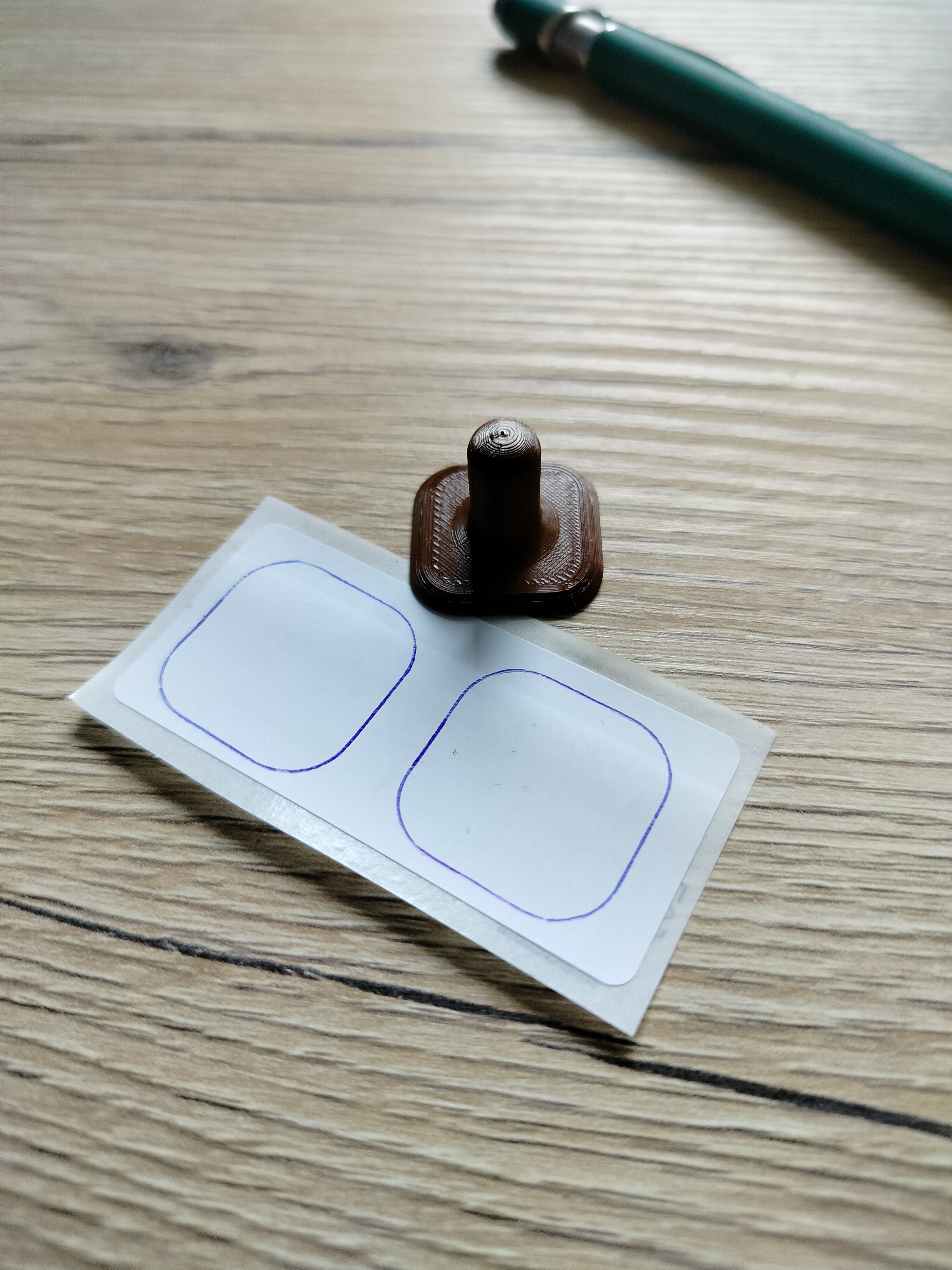 Ruler for labeling samples.