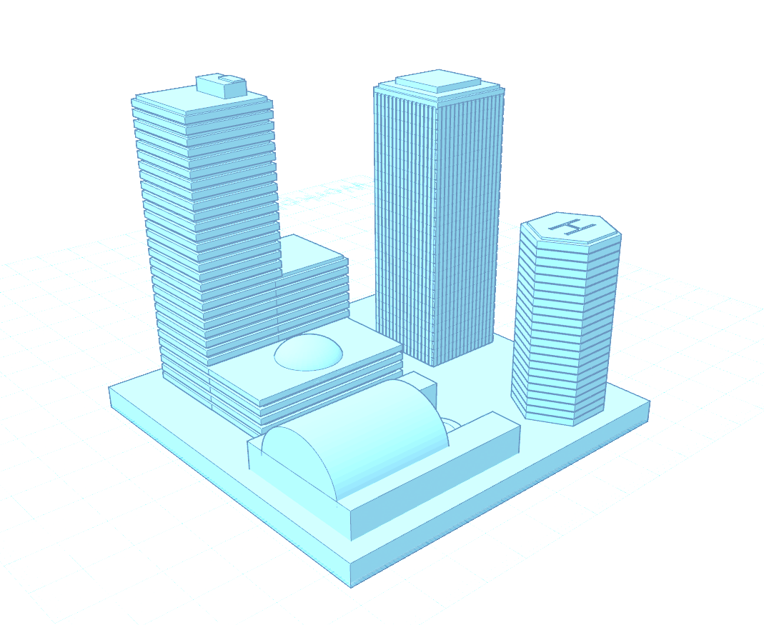 City Buildings - Offices, Apartments, Skyscrapers