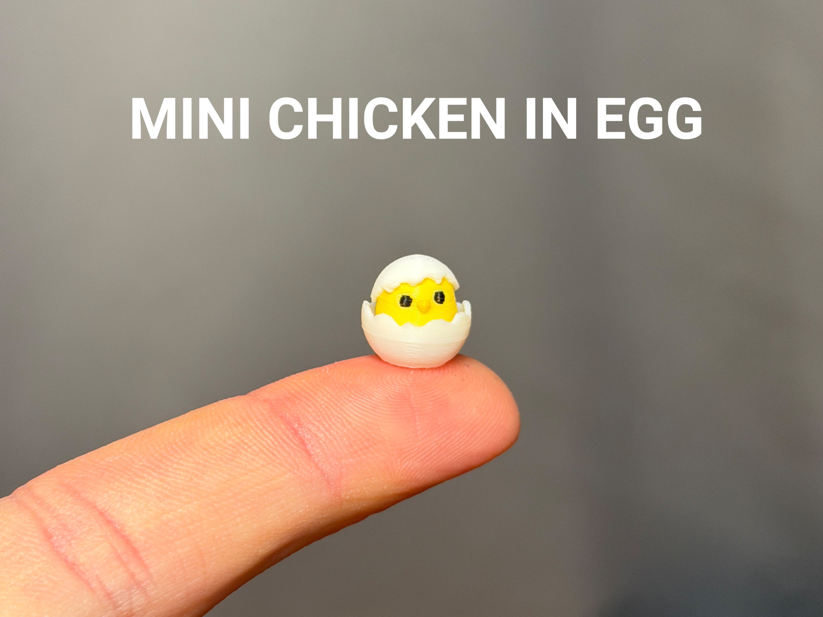 Mini Chicken in Egg