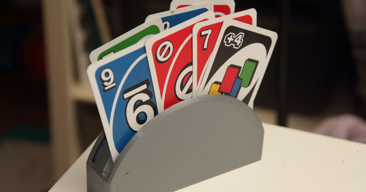 Tabletop card holder by jkoether Download free STL model