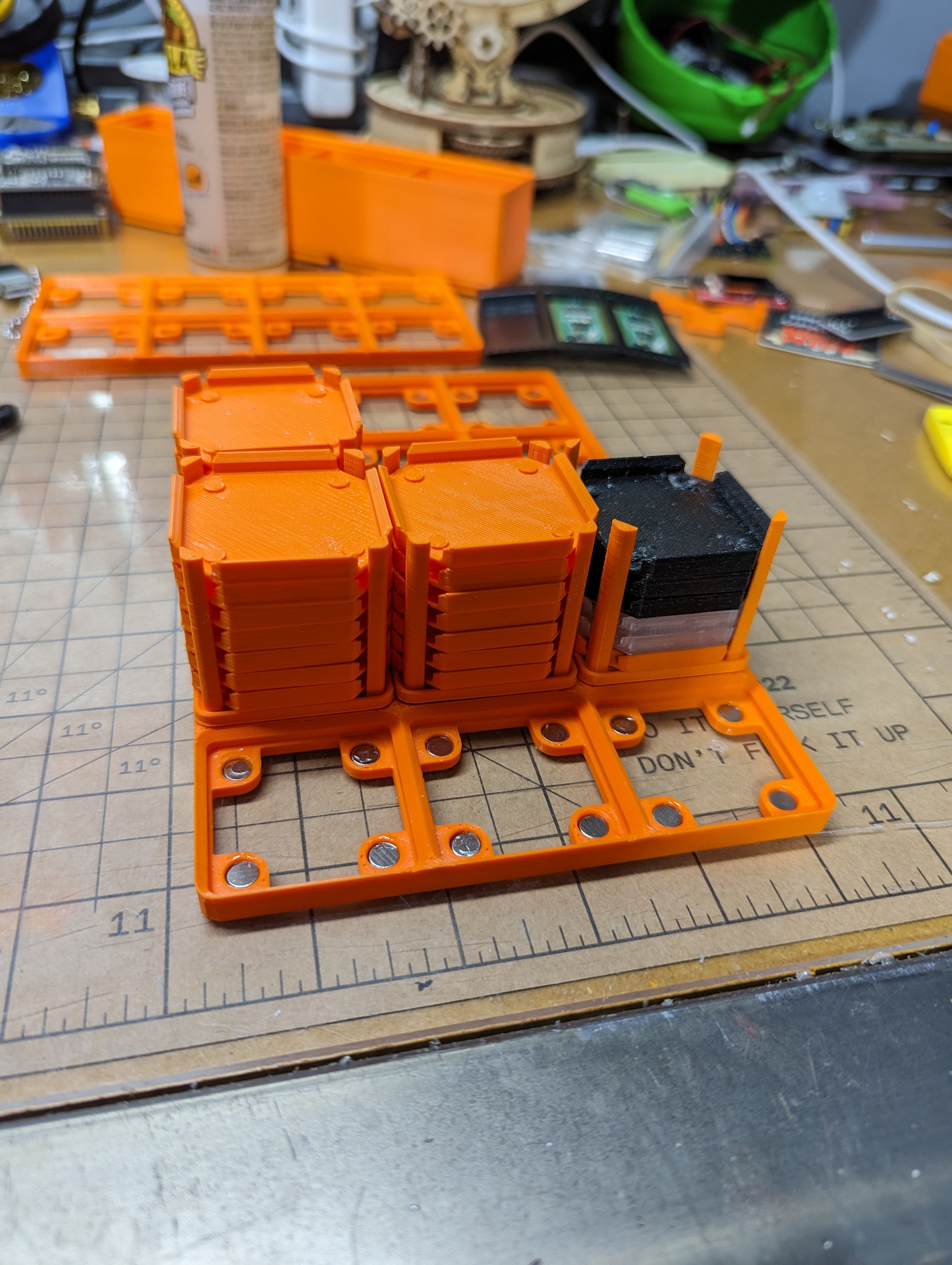 Gridfinity Magnet Glue Jig Holder
