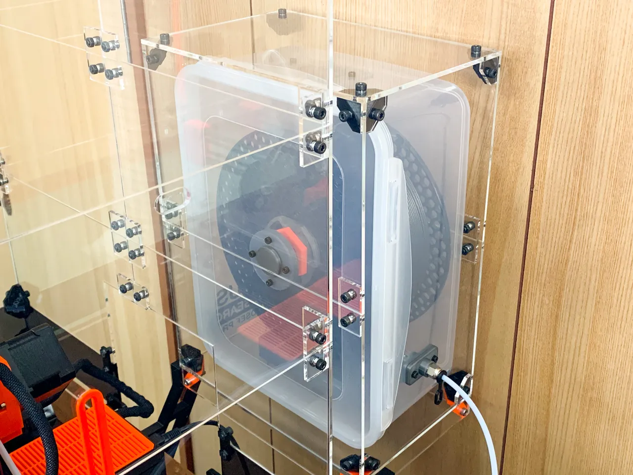 DAISO 5.5L Filament Dry Box with Manual Rewind by aronoiro