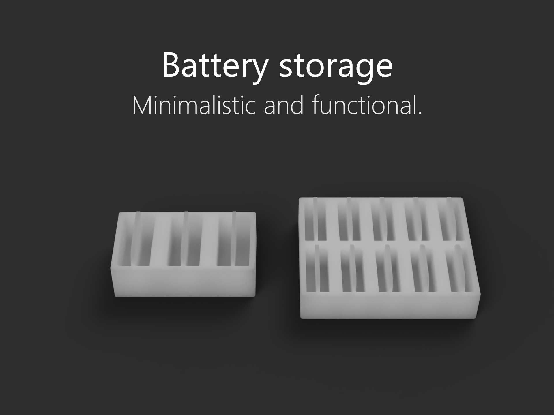Button cell battery storage by Aleksandar Toplek Download free STL