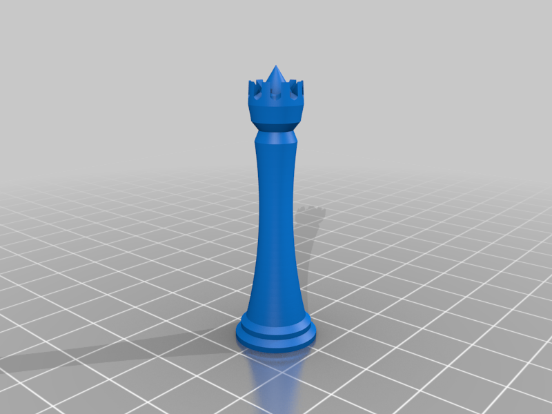 Miniatura 6 do modelo 3D Simply Modern Chess Set