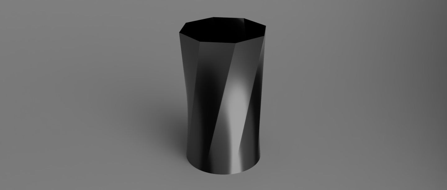 Reverse Octagonal Spiral Vase 2 — miniatura 3