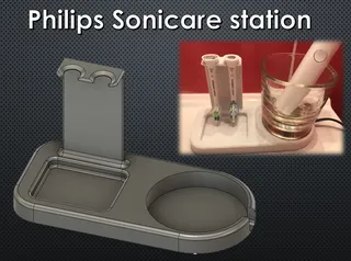 Philips Sonicare station.