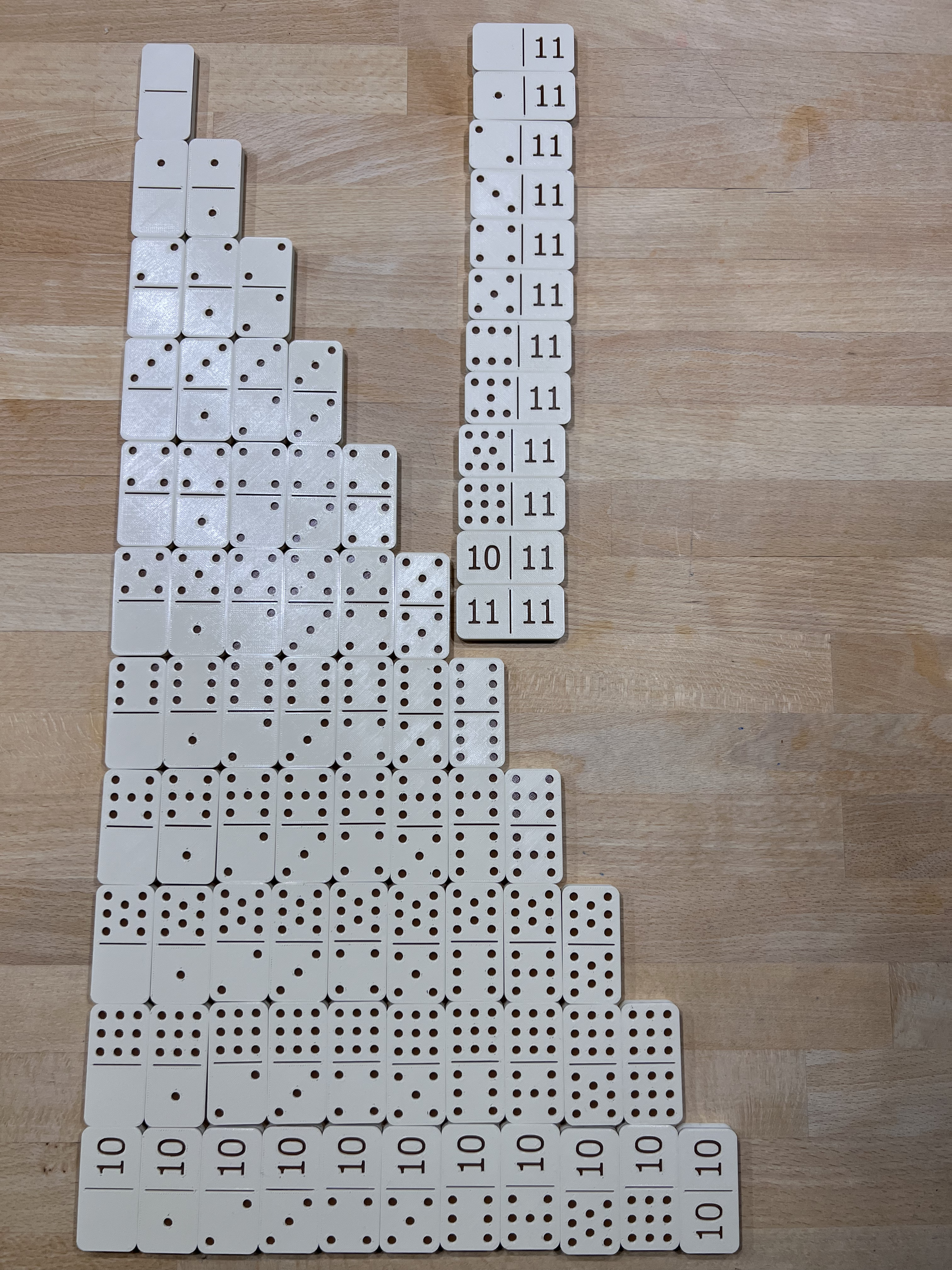 090 Vorsicht: Spielende Zahlen! Domino 11x11