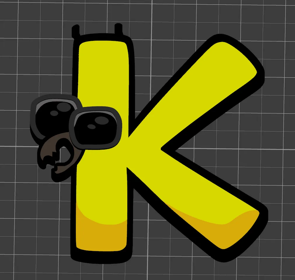 K from Alphabet Lore by TypQxQ, Download free STL model