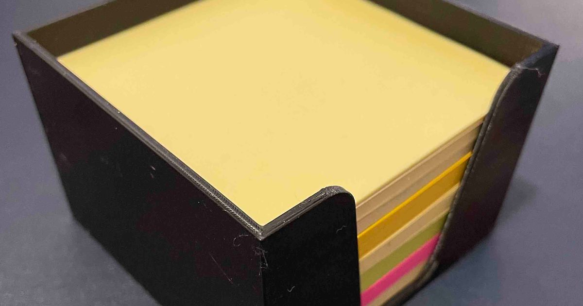 Postit note holder by CJPrints Download free STL model