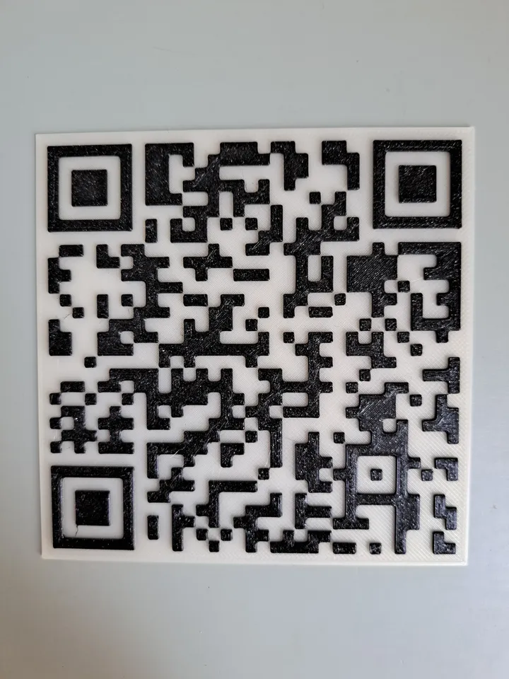 Rick roll qr code with no ads - stickers | Art Print