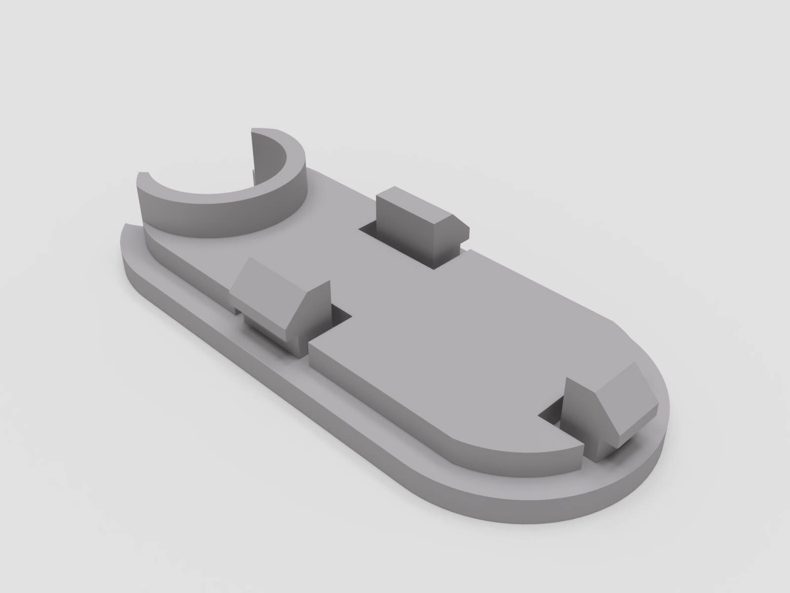 Key holder and increased privacy for the door handle