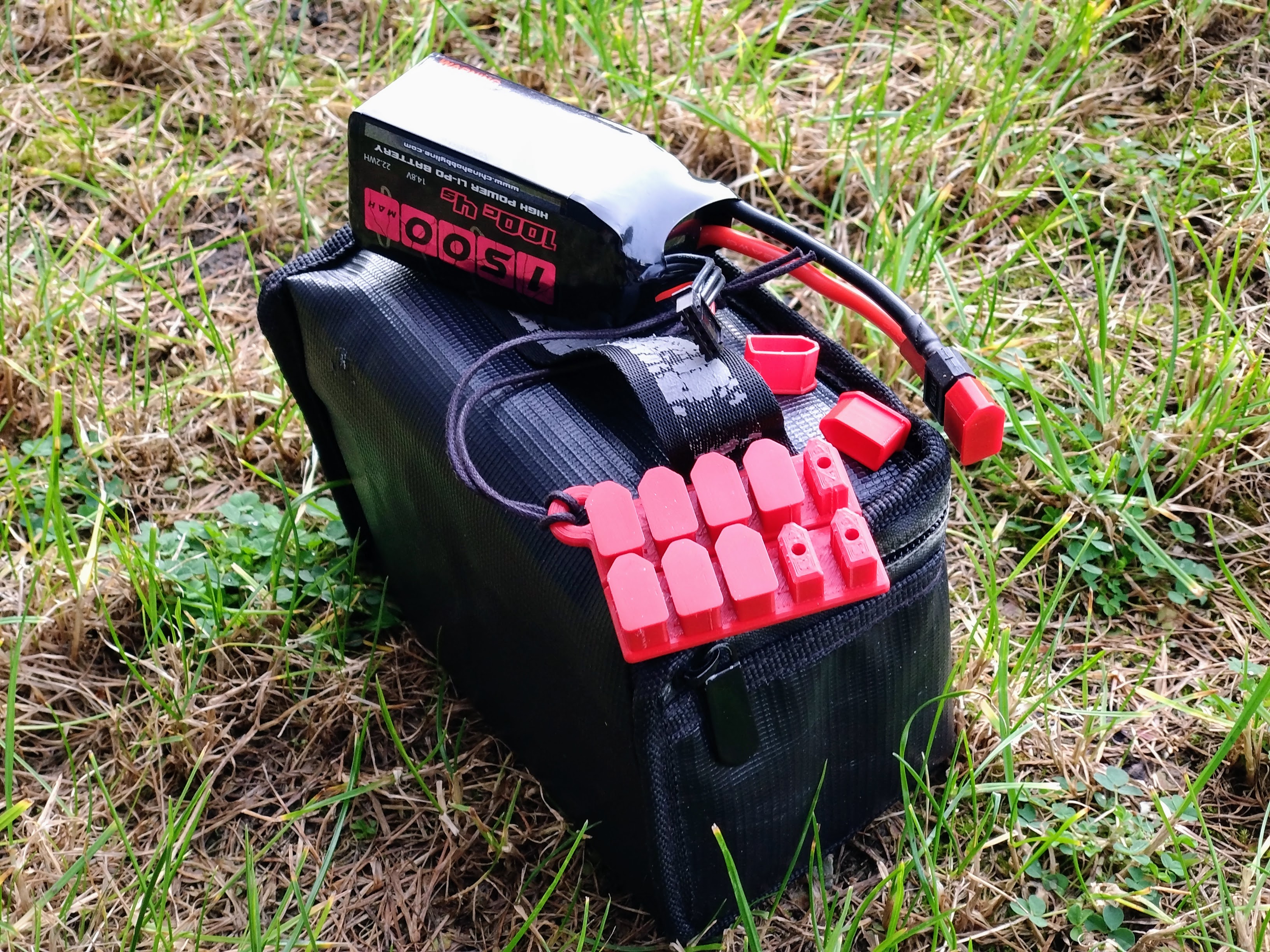 XT60 cap organizer with a matching XT60 cap