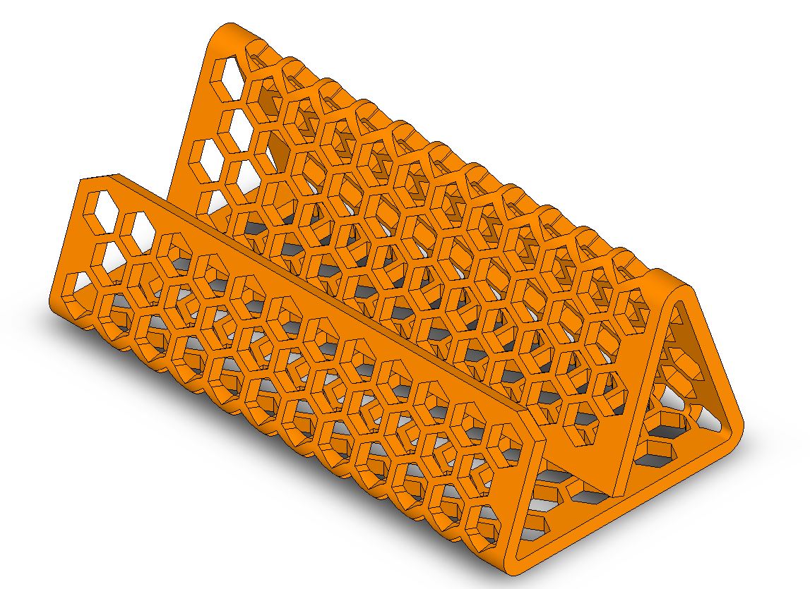 Business Card Holder Honey Comb