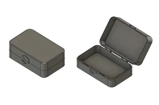 Free STL file small box with lid・3D printable design to download・Cults