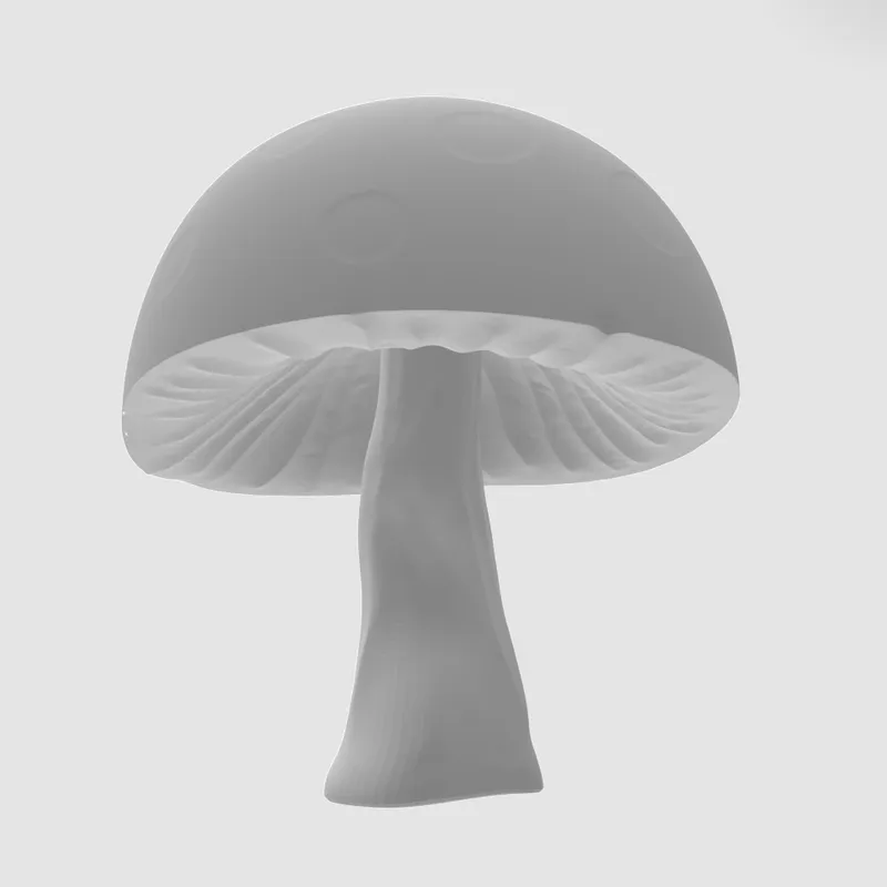 Printable brushes: poxy mushroom-style by MadeWhatNow, Download free STL  model