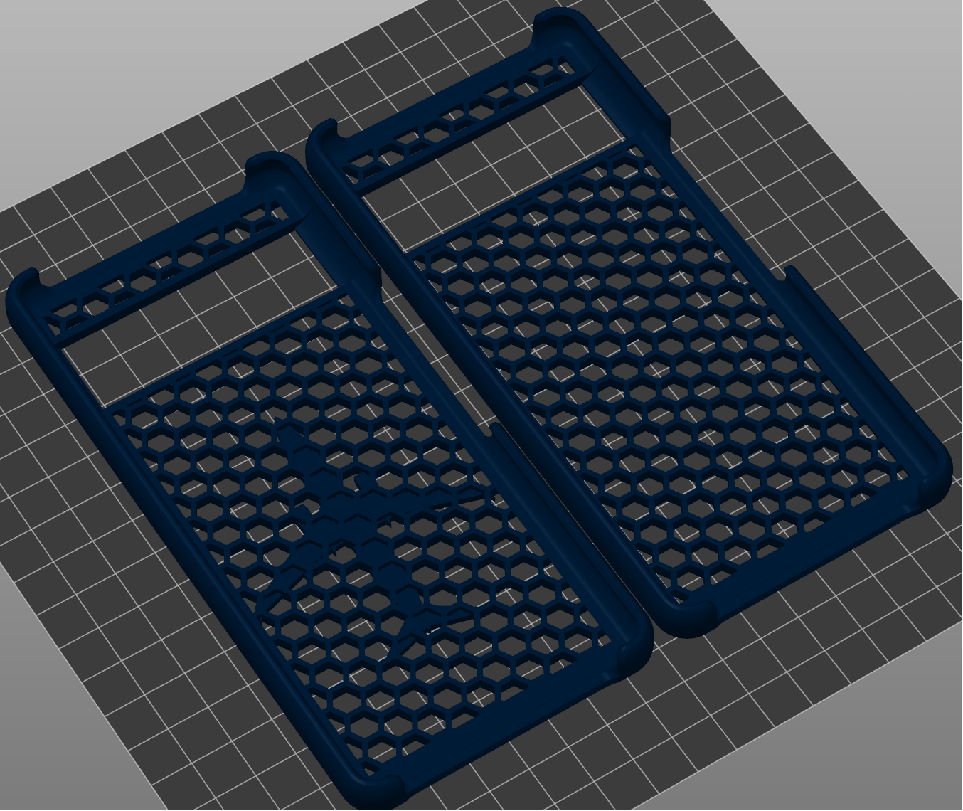 Pixel 7 Case Hexgrid, Hexgrid with a B737 3D model thumbnail