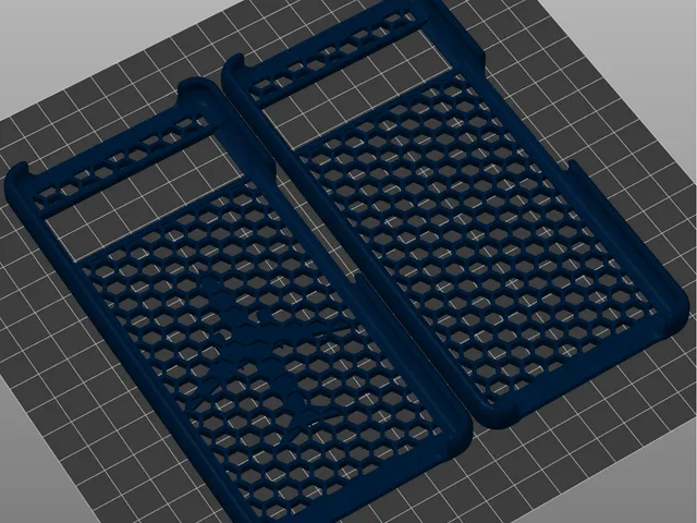 Pixel 7 Case Hexgrid, Hexgrid with a B737
