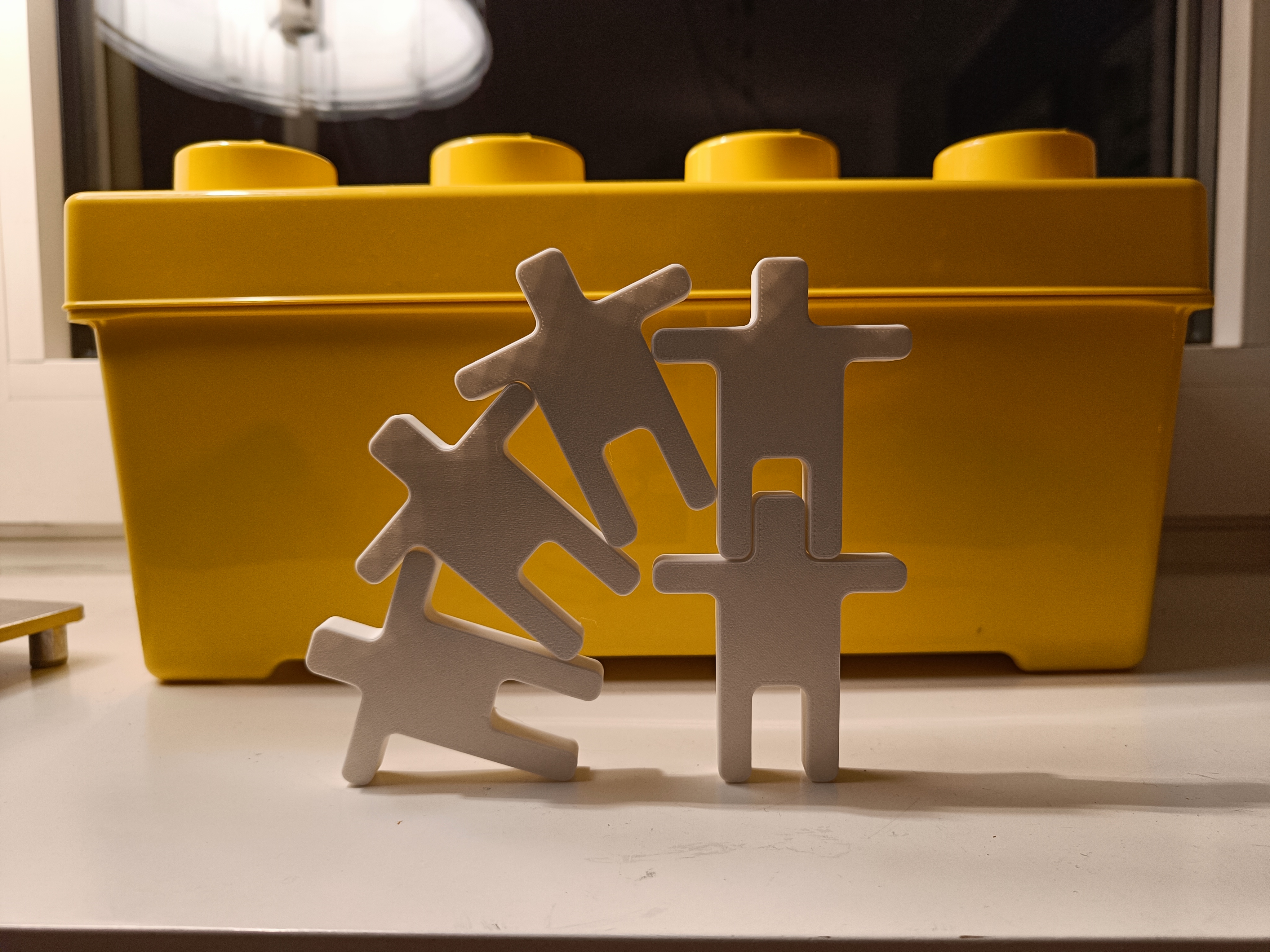 Miniatura 4 do modelo 3D Stacking Acrobat Figurines Toy