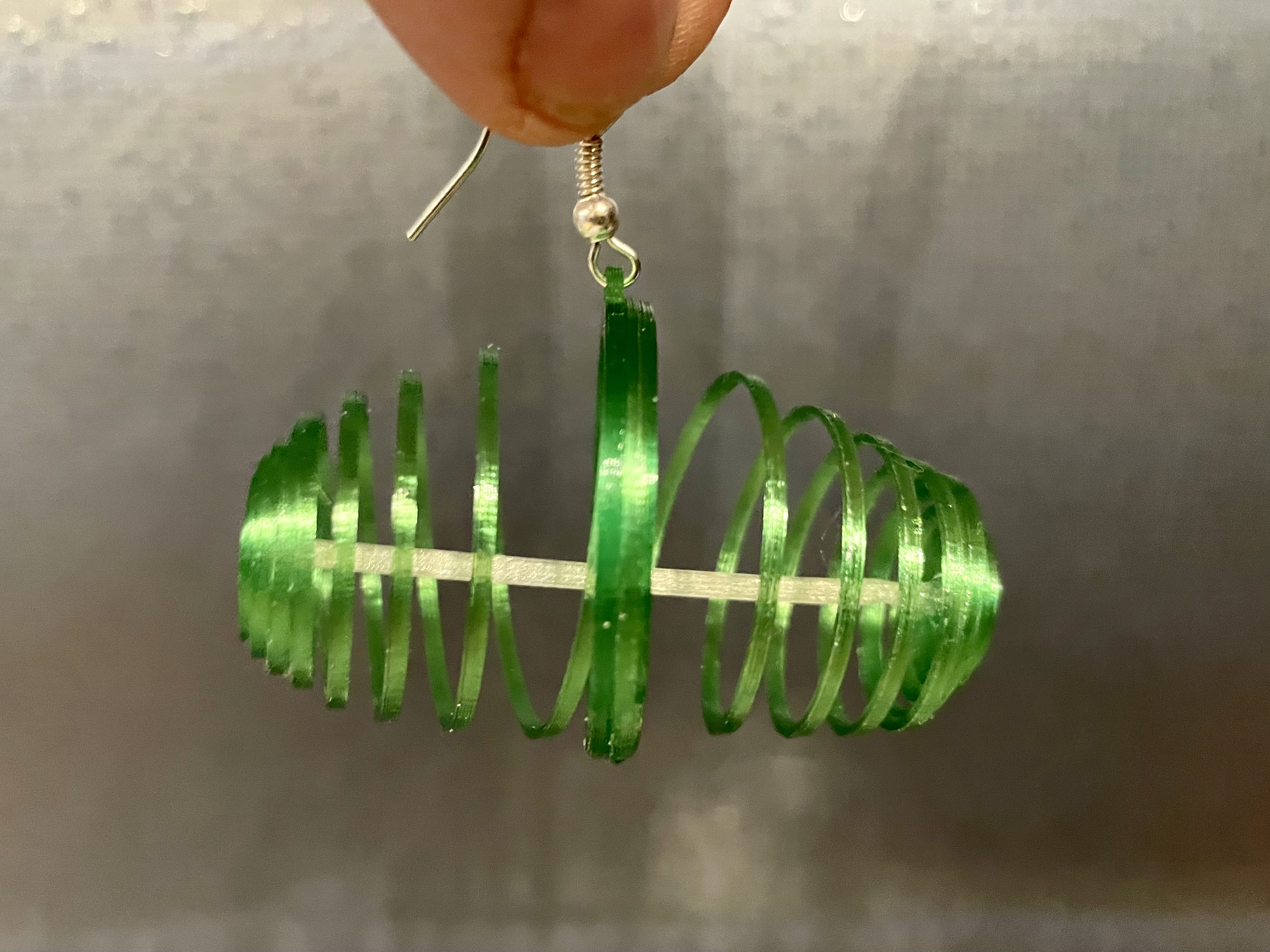 restless spiral earrings / neklidné spirálové náušnice