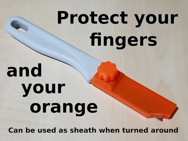 Orange peeler (adapter to knife)