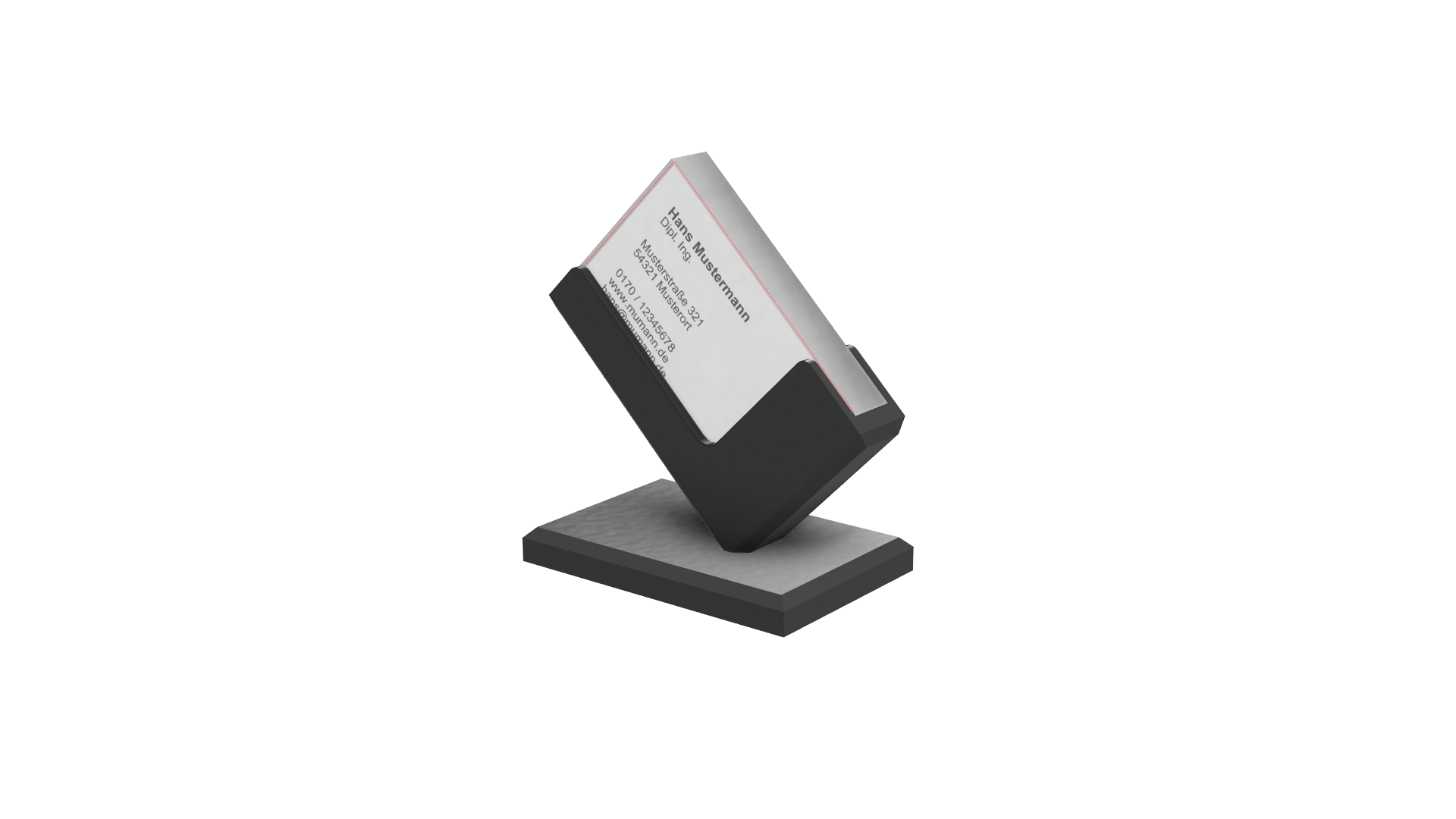 Business Card Holder 45°