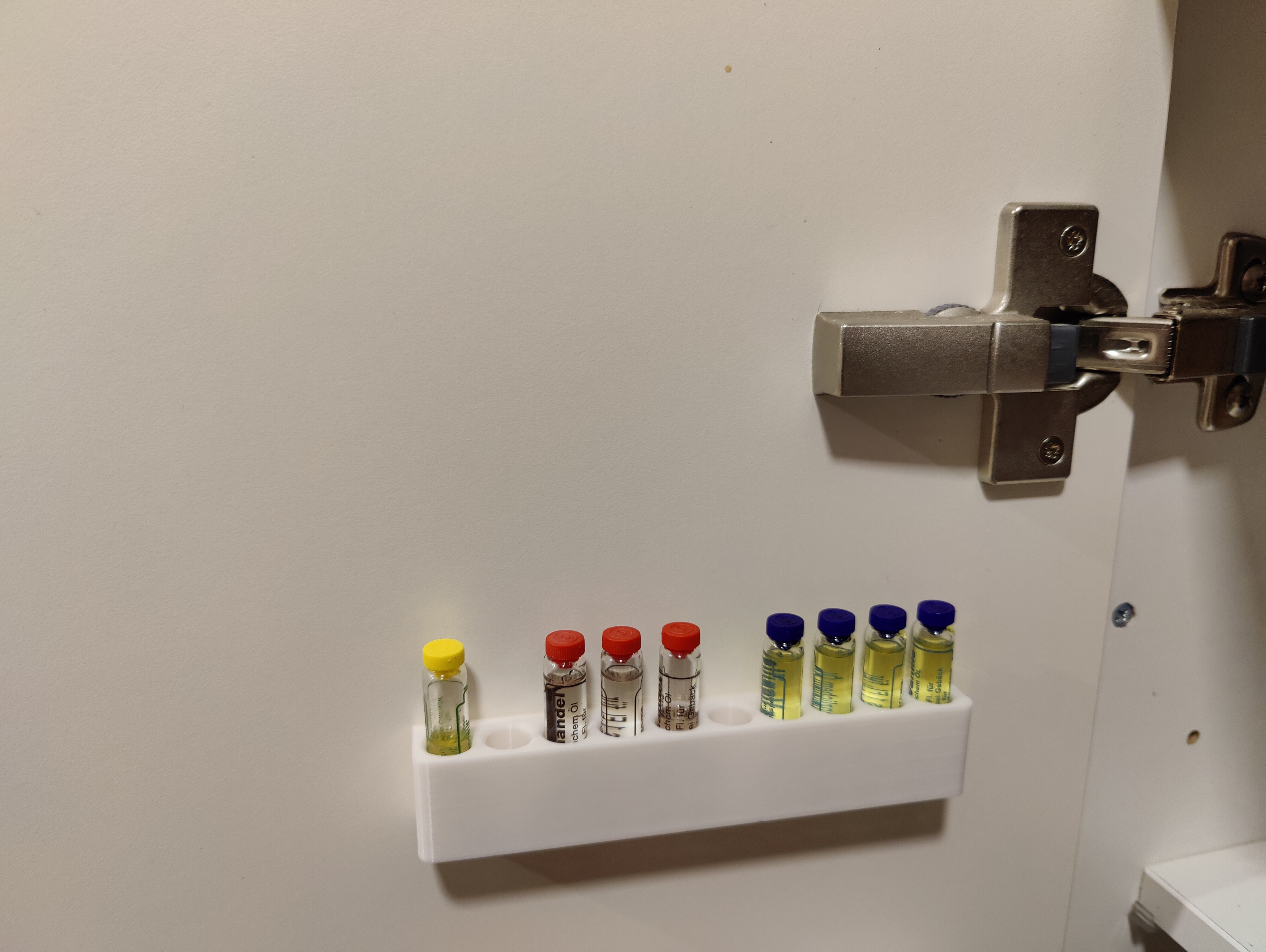 Holder for baking-flavour vials 1x10