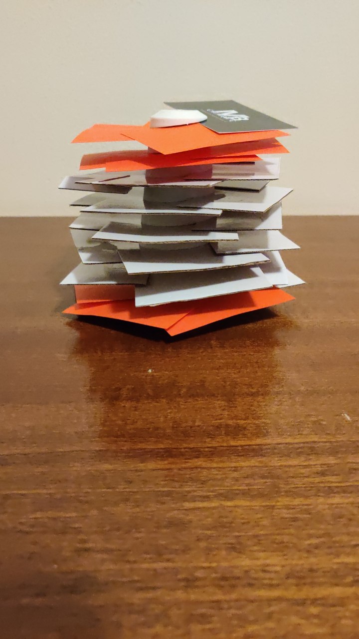 pine / conic rotating business card holderfidget by ddl.vnt Download