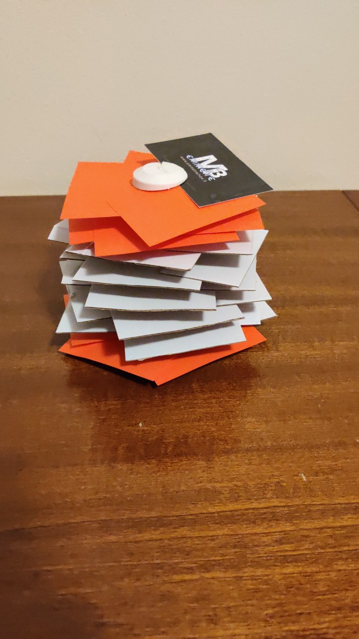 pine / conic rotating business card holderfidget by ddl.vnt Download