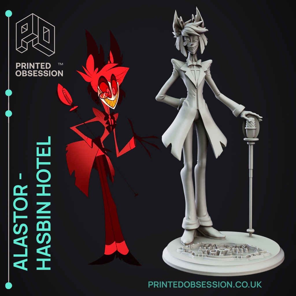 Alastor - Hasbin Hotel - Fanart - 16cm model by Printed Obsession |  Download free STL model | Printables.com