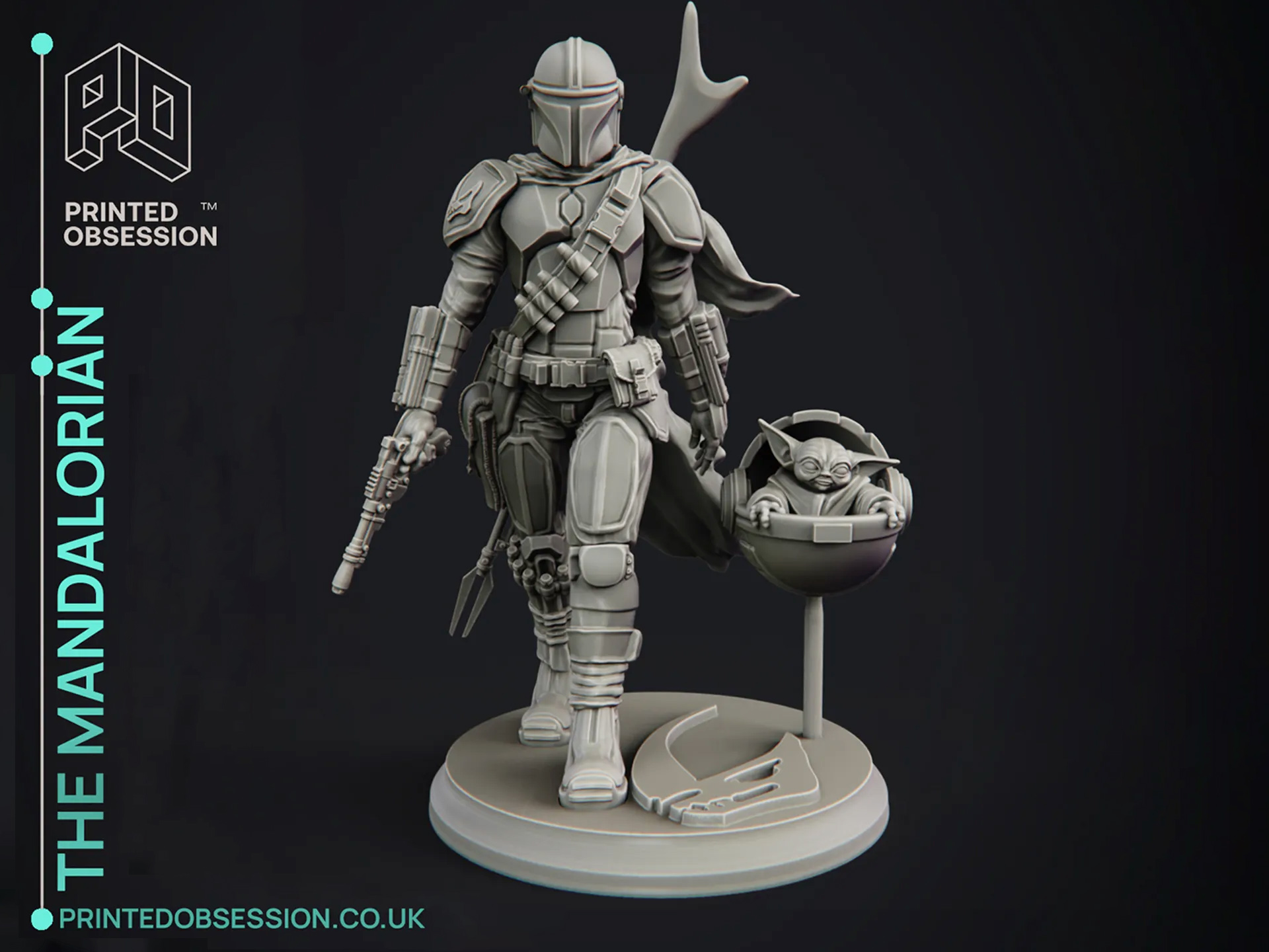 The Mandalorian - Star Wars Fanart - 30cm