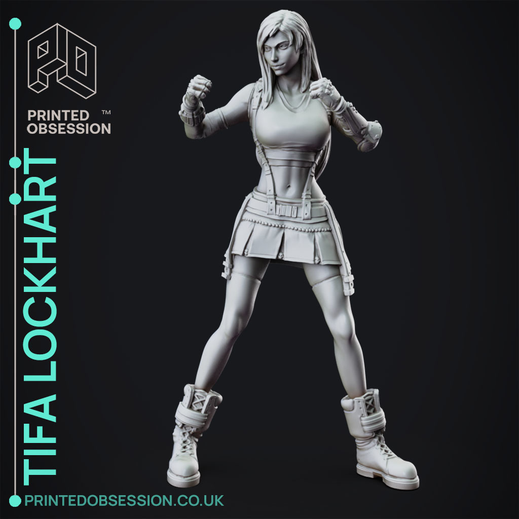 Tifa Lockhart - Final Fantasy 7 - Fan Art by Printed Obsession | Download  free STL model | Printables.com