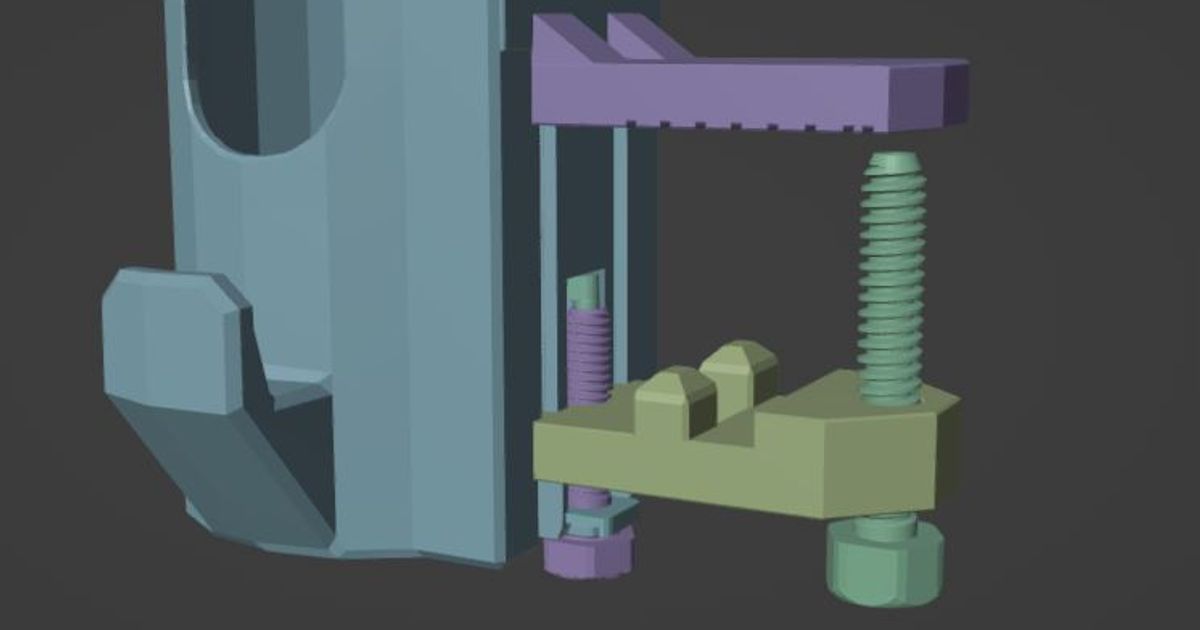 Heat Gun / Hair Dryer Holster by Hank Download free STL model