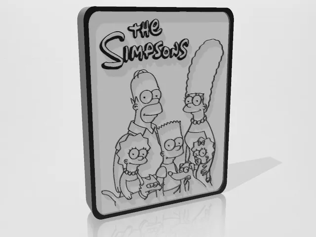 Simpsons Familie Lampe