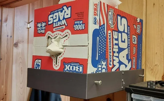 Shop Towel Wall Holder