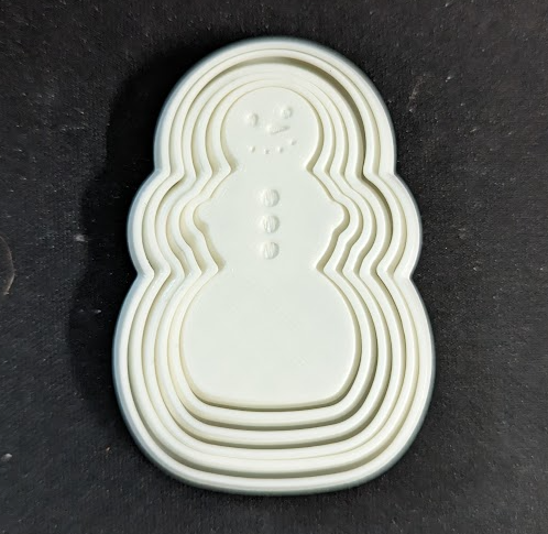 Snowman / Snowperson Magic Rings Fidget Toy
