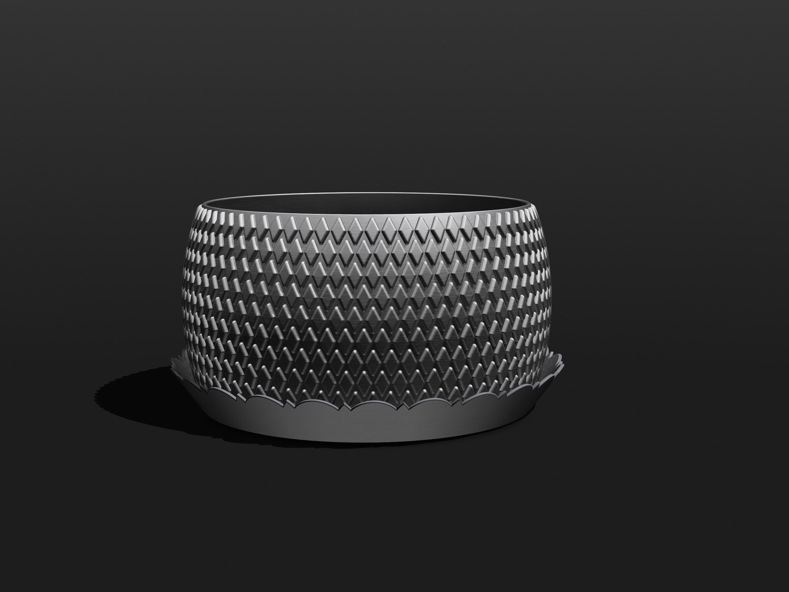 Diamond Bulge Planter